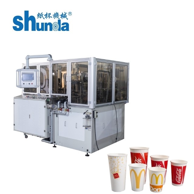 Max Speed 145 cups per minute Paper Cup Making Machine For Coffee Paper Cup with 2 lesiter hot air devices