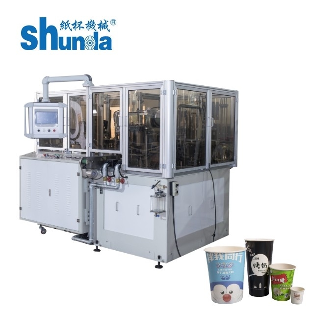 110-130 Cups / Min Paper Tea Cup K Coffee Paper Cup Forming Machine